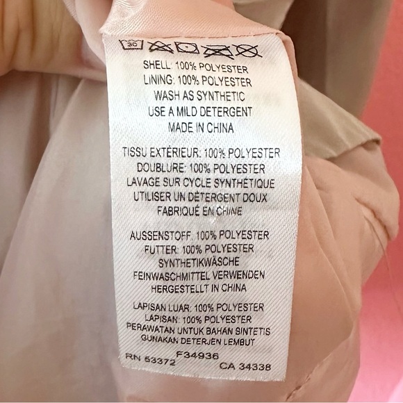 French Connection Khaki Rain Jacket Small - Picture 6 of 11